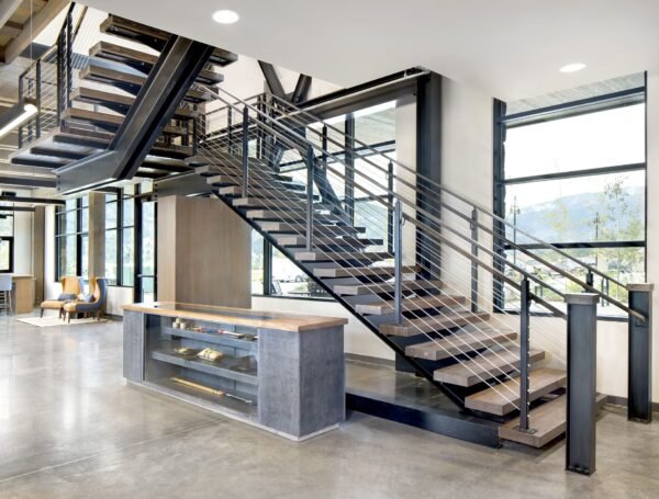 Custom-Built Commercial Metal Stairs in Pearland, TX
